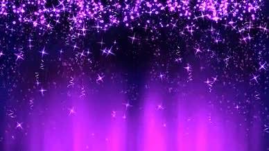 高清紫色绚丽粒子瀑布下落背景素材视频的预览图
